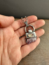 Load image into Gallery viewer, Amethyst crystal necklace