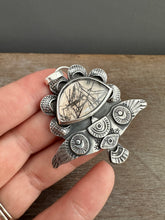 Load image into Gallery viewer, Hawk and Rutilated quartz