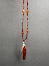 Load image into Gallery viewer, Snakeskin Agate BeadedNecklace