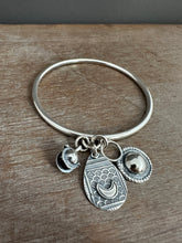 Load image into Gallery viewer, Sterling silver Jingle bangle