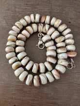 Load image into Gallery viewer, Shiva eye shell beads on hand knotted on silk.