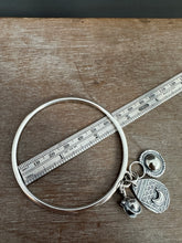 Load image into Gallery viewer, Sterling silver Jingle bangle