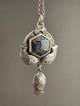 Load image into Gallery viewer, Lapis Lazuli Fish Necklace