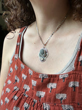 Load image into Gallery viewer, Fairy stone and quartz crystal pendant