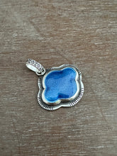 Load image into Gallery viewer, Storm Cloud Enameled pendant
