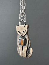 Load image into Gallery viewer, Bronze Kitty Pet with Opal