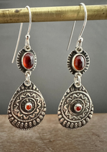 Load image into Gallery viewer, Garnet Earrings