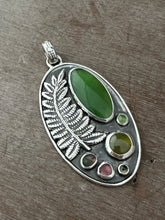 Load image into Gallery viewer, Spring Fern pendant