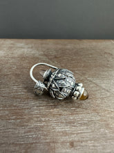 Load image into Gallery viewer, Vintage crystal and citrine dragon egg medallion