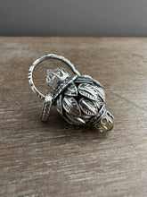 Load image into Gallery viewer, Vintage crystal and citrine dragon egg medallion