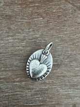 Load image into Gallery viewer, Tiny Silver Sacred Heart
