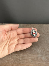 Load image into Gallery viewer, Small Candy Cane Snowflake Pendant