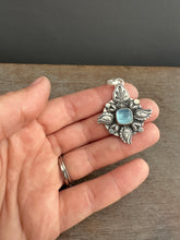 Load image into Gallery viewer, Aquamarine Angel Pendant