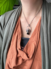 Load image into Gallery viewer, Tourmaline Crystal and Vintage Swarovski Medallion