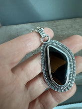 Load image into Gallery viewer, Mahogany Obsidian Pendant