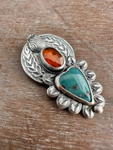 Load image into Gallery viewer, Leland Blue and Orange Kyanite Sacred Heart