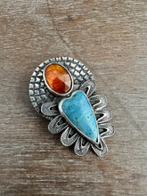 Load image into Gallery viewer, Leland Blue and Orange Kyanite Sacred Heart