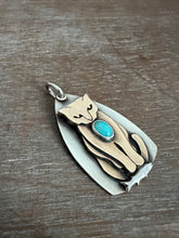 Load image into Gallery viewer, Kitty Pet with Amazonite