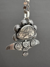 Load image into Gallery viewer, Hawk and Rutilated quartz