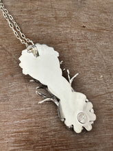 Load image into Gallery viewer, Cloisonne enamel antler medallion