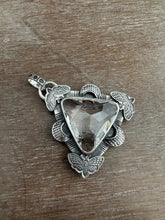 Load image into Gallery viewer, Vintage Swarovski moon and moth prism medallion