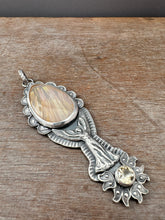 Load image into Gallery viewer, Angel with Sagenite in Agate and Citrine