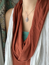 Load image into Gallery viewer, Small Candy Cane Snowflake Pendant