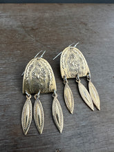 Load image into Gallery viewer, Brass Our Lady of Guadalupe Earrings