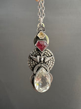 Load image into Gallery viewer, Rutilated quartz bird medallion
