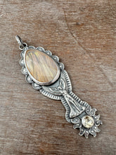 Load image into Gallery viewer, Angel with Sagenite in Agate and Citrine