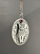 Load image into Gallery viewer, Jewel Cat with Garnet