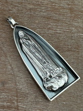 Load image into Gallery viewer, Our Lady of Fatima Sacred Heart shrine pendant