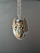 Load image into Gallery viewer, Kitty Pet with Wings and an Opal