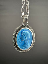 Load image into Gallery viewer, Our Lady of Lourdes Enameled pendant