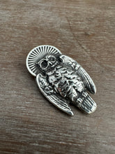 Load image into Gallery viewer, Sterling silver owl pendant/brooch