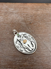 Load image into Gallery viewer, Jewel Cat with Opal and Serpentine