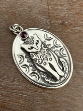 Load image into Gallery viewer, Jewel Cat with Garnet