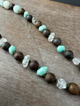Load image into Gallery viewer, Handmade Bronze Bell on Hand Knotted Silk Beaded (short necklace)