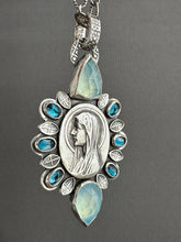Load image into Gallery viewer, Our Lady of Lourdes with Gems