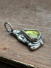 Load image into Gallery viewer, Solid Silver Mysterious Woman Pendant with Sphene
