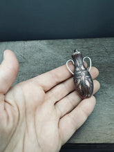 Load image into Gallery viewer, Amphora Pendant with etched hand drawing 4