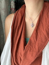 Load image into Gallery viewer, Small Candy Cane Snowflake Pendant