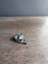 Load image into Gallery viewer, Silver Fish pin, lapel pin, scatter pin