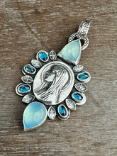 Load image into Gallery viewer, Our Lady of Lourdes with Gems