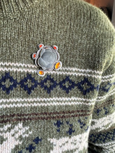 Load image into Gallery viewer, Fairy stone Pendant/Brooch with carnelian, kyanite, and citrine