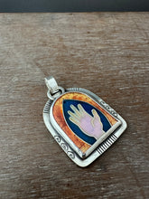 Load image into Gallery viewer, The Hand of the Maker Cloisonné Enamel Medallion