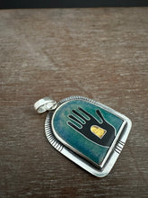 Load image into Gallery viewer, The Hand of the Maker 4, Coisonne Enamel Medallion