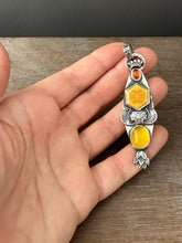 Load image into Gallery viewer, Bee and moons pendant