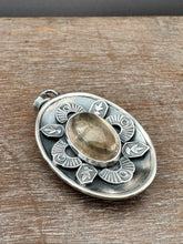 Load image into Gallery viewer, Smokey Quartz Owl Medallion