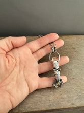 Load image into Gallery viewer, Smokey Quartz Crystal and Vintage Swarovski Medallion